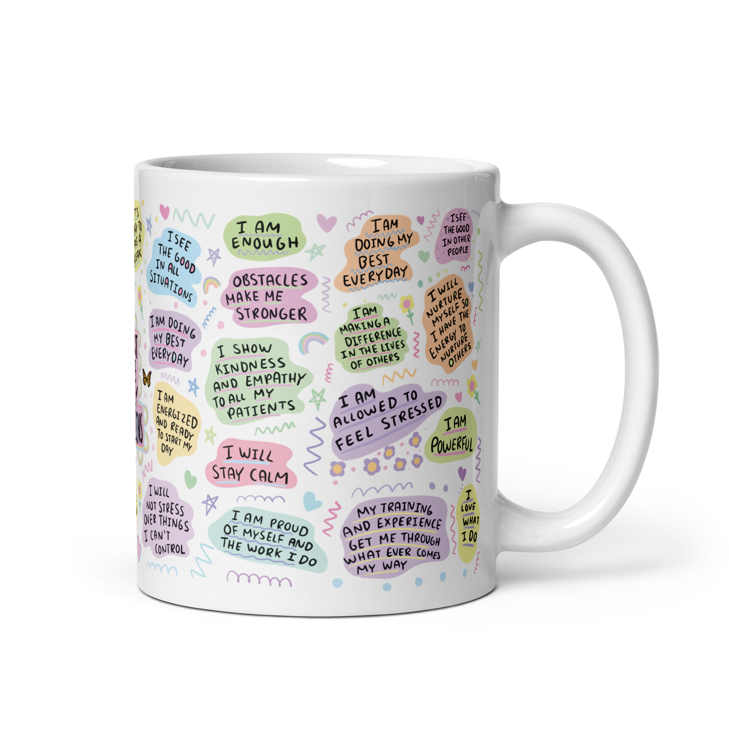 Student Nurse Affirmation Mug – Motivational Coffee Cup for Nursing Students, Encouragement & Study Gift