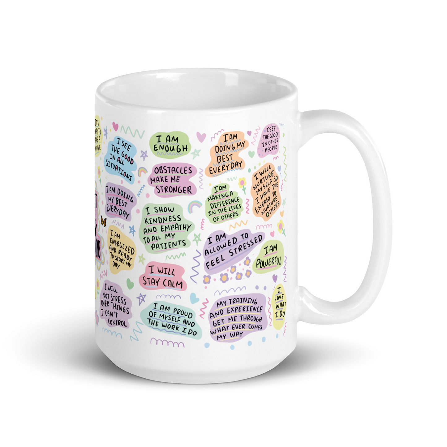 Student Nurse Affirmation Mug – Motivational Coffee Cup for Nursing Students, Encouragement & Study Gift