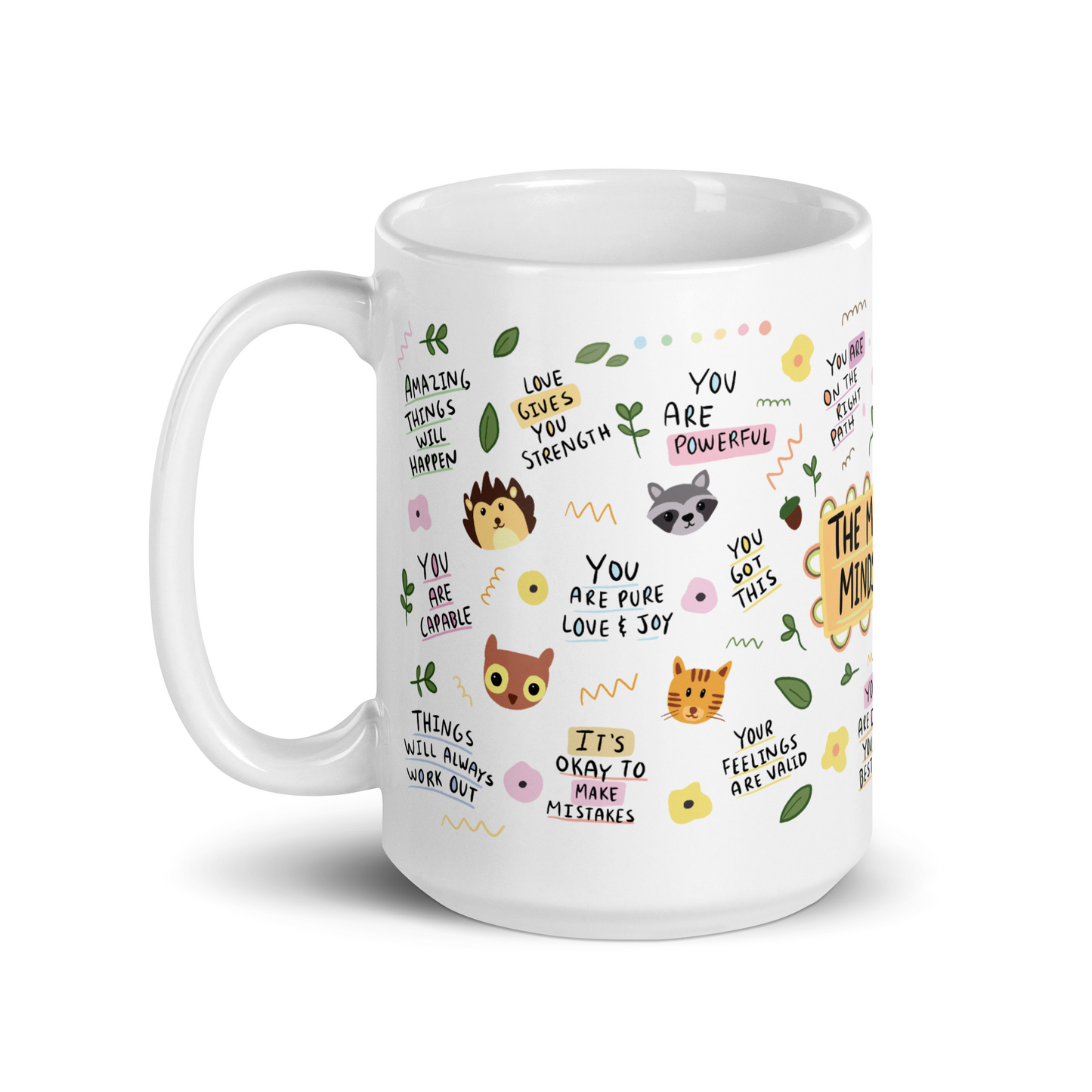 Morning Mindset Mug – Motivational Coffee Cup for Positive Thinking, Daily Affirmation & Productivity Gift