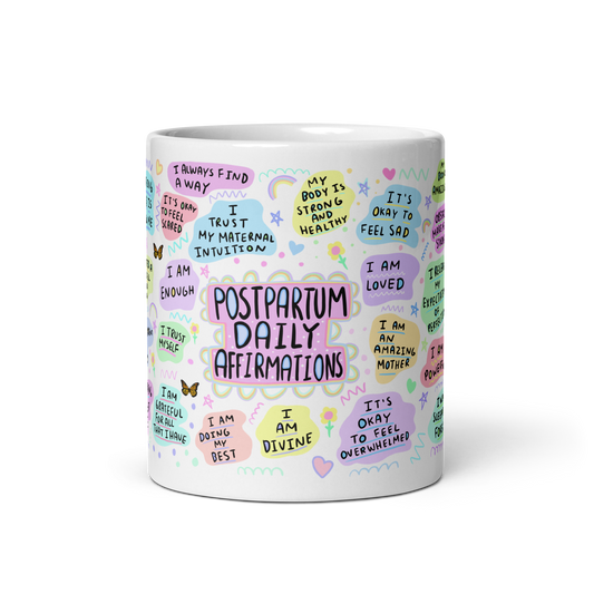 Postpartum Power Mug – For the Brave, Beautiful, and Sleep-Deprived.
