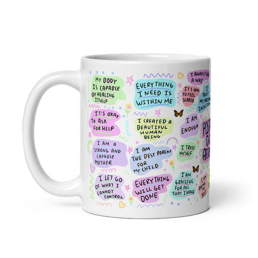 Postpartum Power Mug – For the Brave, Beautiful, and Sleep-Deprived.